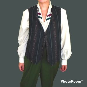 Vtg 80s 90s western grunge Vest